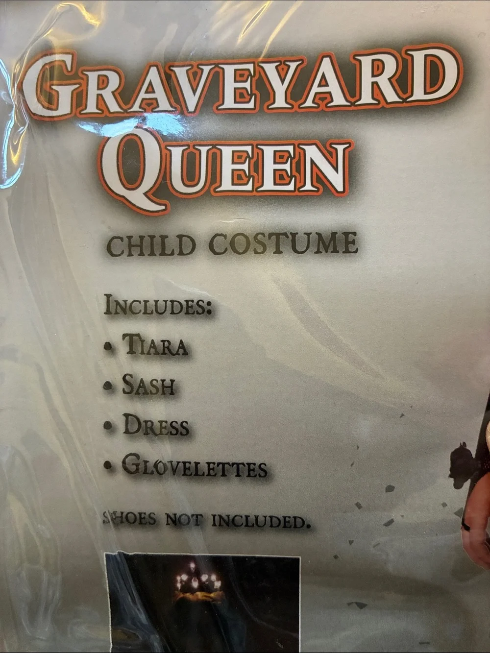 Seasonal Visions Graveyard Queen Halloween Costume - Girl’s Size M